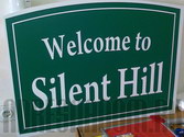 Вывеска для мероприятия Silent Hill